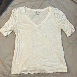 White sheer t shirt